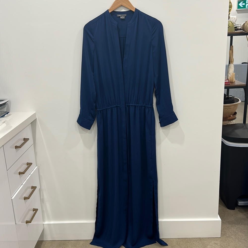Vince Long Blue Dress